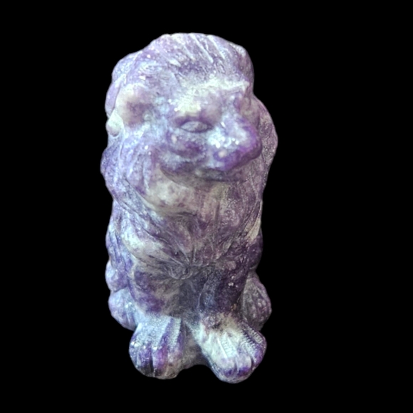 Lepidolite Lion - Picture 3 of 7
